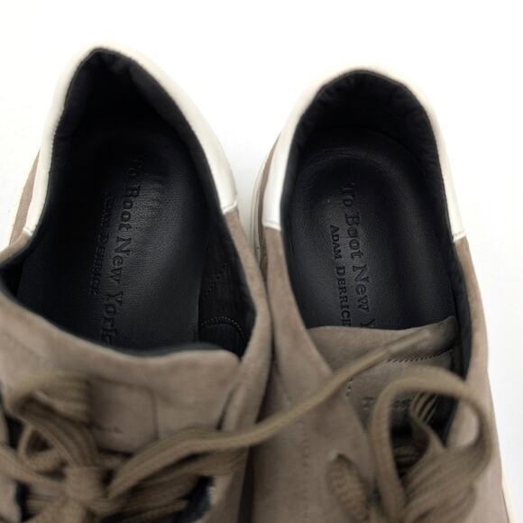 To Boot New York Adam Derrick Lace-Up Sneaker Shoes Men's Brown Size US12 EU45 - Picture 7 of 13